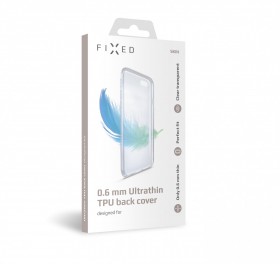 FIXED Skin Ultratenké silikonové pouzdro pro Huawei Y5p, čiré