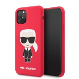 Karl Lagerfeld Iconic Body zadní kryt KLHCN61SLFKRE Apple iPhone 11 red o iPhone 11 Red (EU Blister)