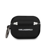 Karl Lagerfeld Choupette silikonový kryt KLACAPSILCHBK Apple Airpods Pro black