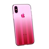 Zadní kryt Baseus Aurora Case pro Apple iPhone XS Max, růžová