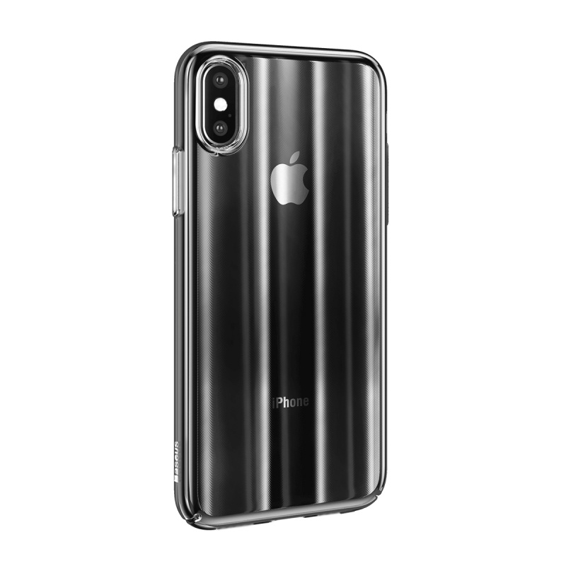 Zadní kryt Baseus Aurora Case pro Apple iPhone XS, černá