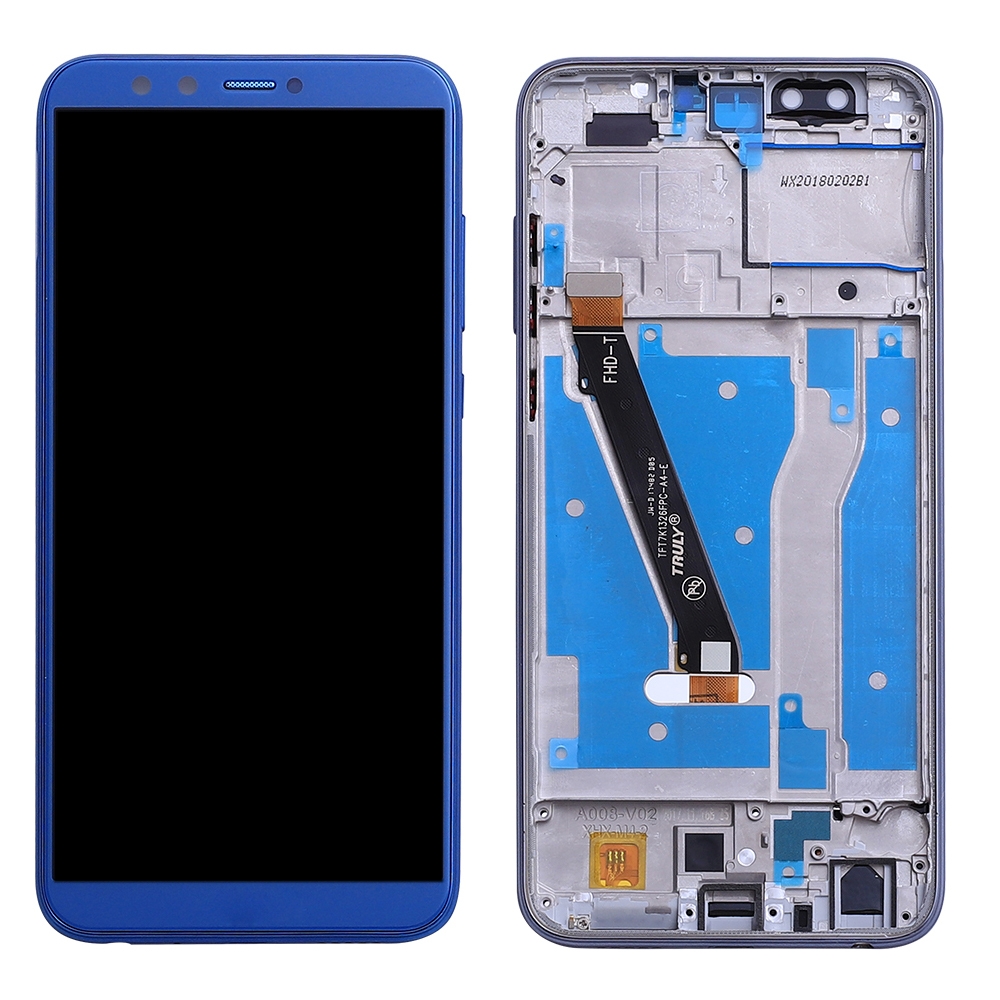 LCD + dotyk + přední kryt pro Huawei Nova 5T, blue