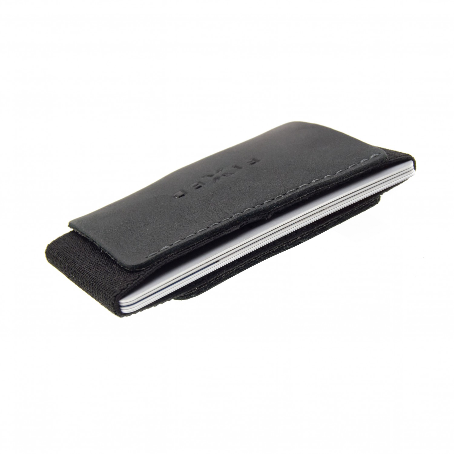  FIXED Tiny Wallet Kožená peněženka z pravé hovězí kůže, černá