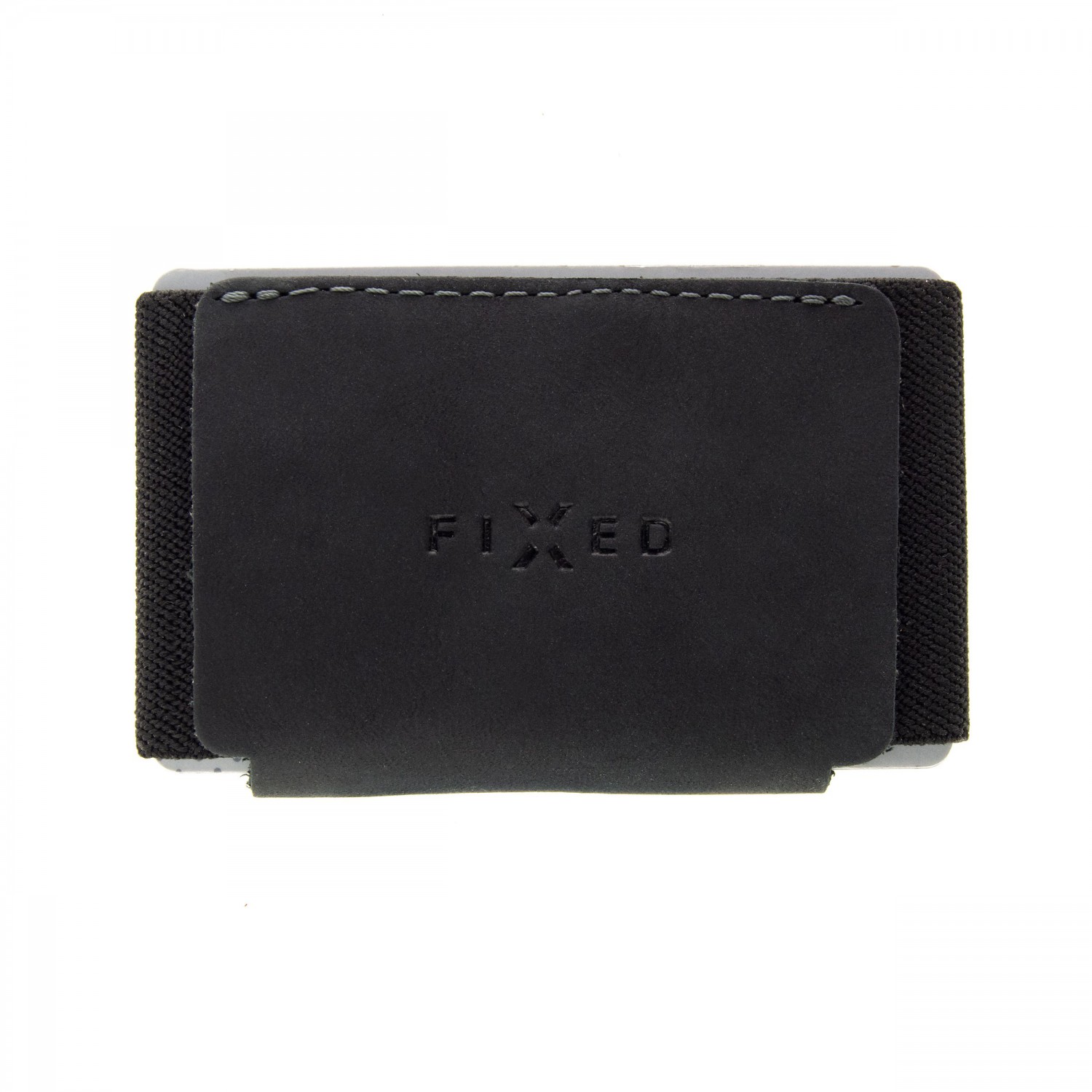  FIXED Tiny Wallet Kožená peněženka z pravé hovězí kůže, černá