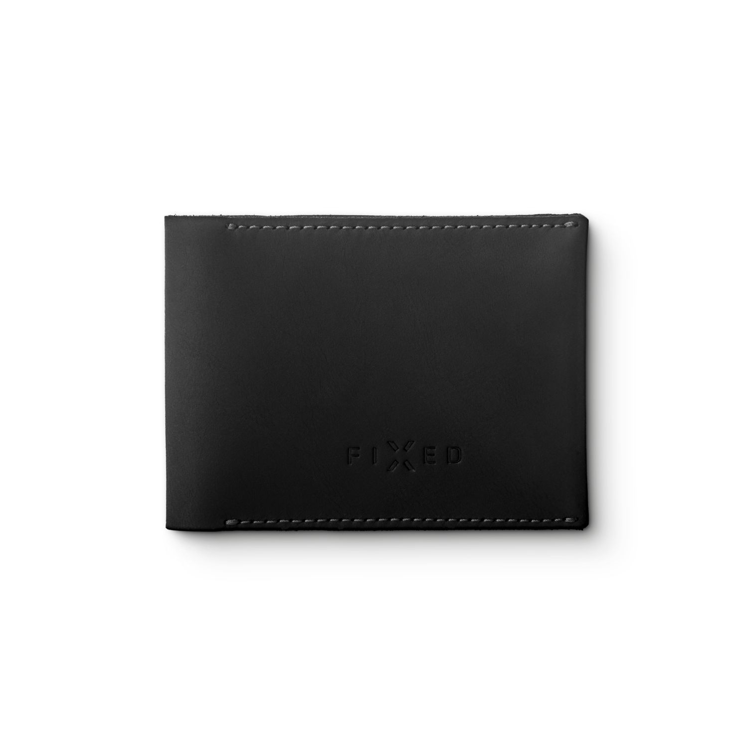 Levně FIXED Wallet Kožená peněženka z pravé hovězí kůže, černá