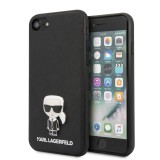 Karl Lagerfeld Saffiano Iconic kryt KLHCI8IKFBMBK Apple iPhone 8/SE 2020 black