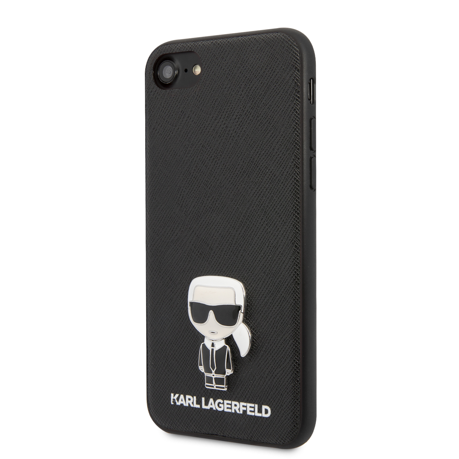 Karl Lagerfeld Saffiano Iconic kryt KLHCI8IKFBMBK Apple iPhone 8/SE 2020 black