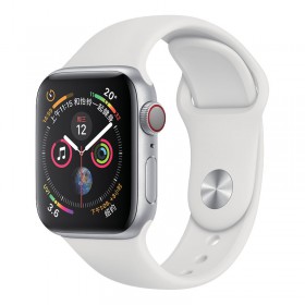 Silikonový řemínek COTEetCI Silicone Sports Band pro Apple Watch 42/44mm, bílá
