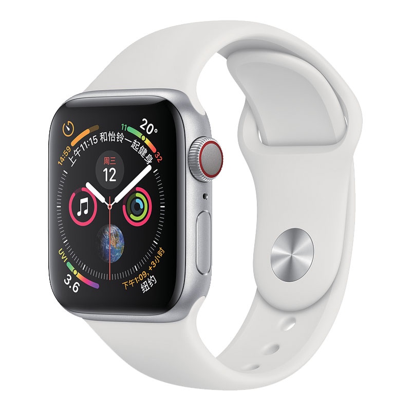 Levně Silikonový řemínek COTEetCI Silicone Sports Band pro Apple Watch 42/44mm, bílá