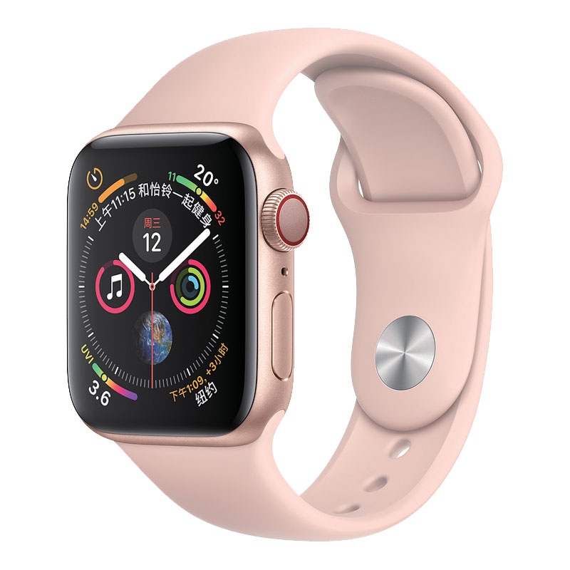 Levně Silikonový řemínek COTEetCI Silicone Sports Band pro Apple Watch 42/44mm, růžová