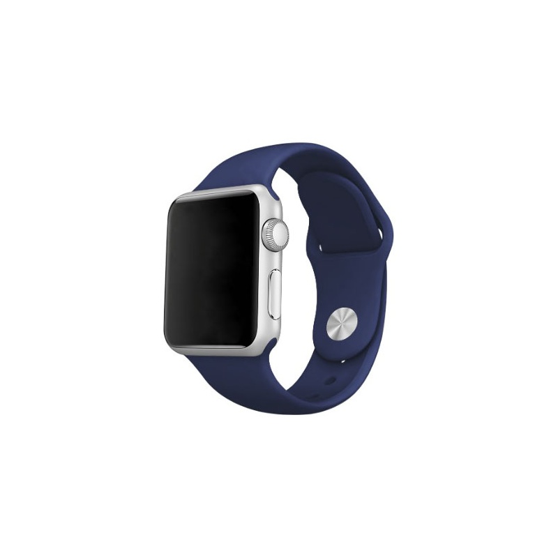 Silikonový řemínek COTEetCI Silicone Sports Band pro Apple Watch 38/40mm, tmavě modrá