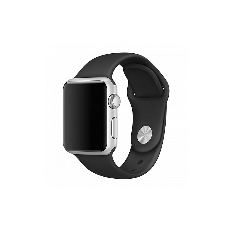 Silikonový řemínek COTEetCI Silicone Sports Band pro Apple Watch 38/40mm, černá