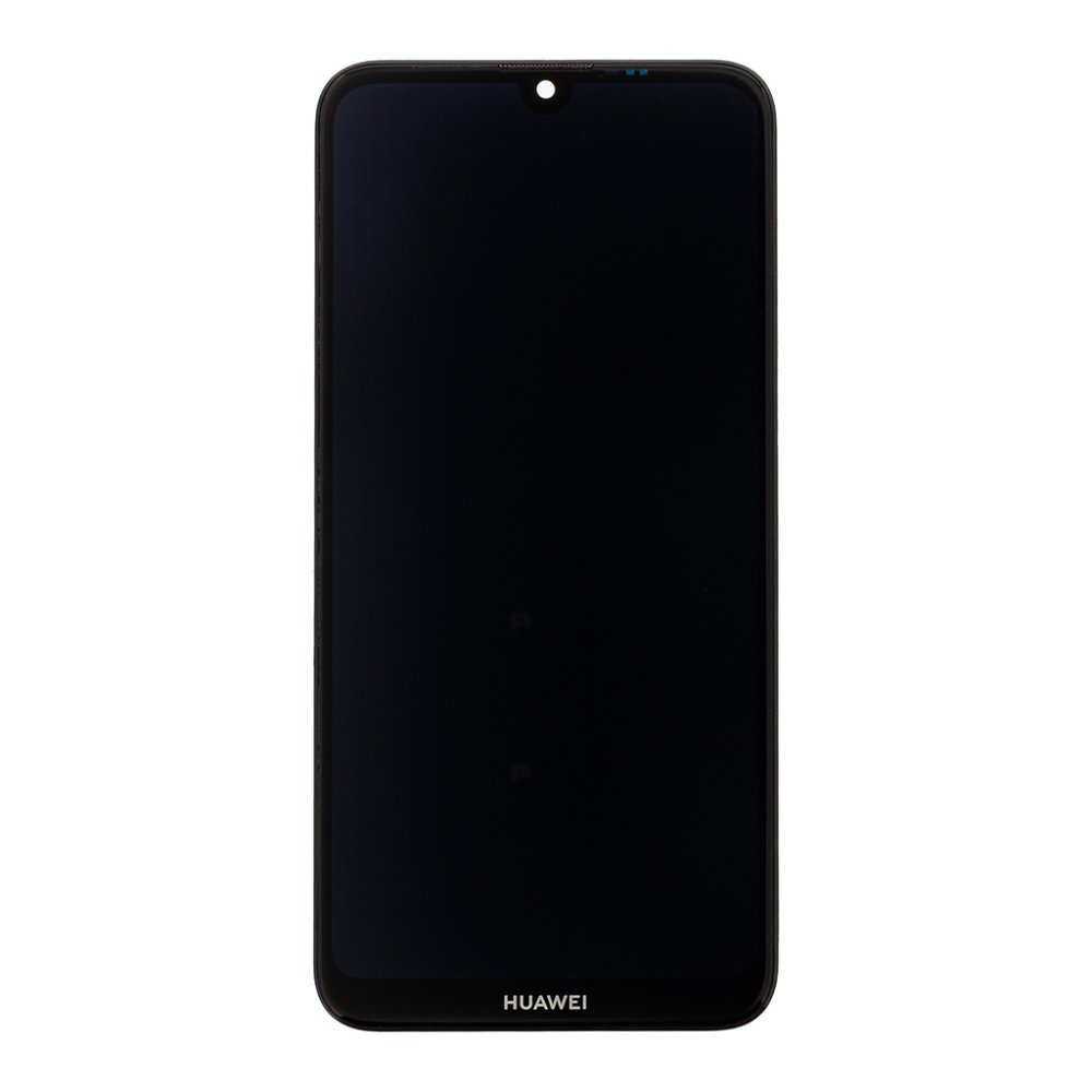 LCD + dotyk + přední kryt pro Huawei Y7 2019, black (11pin)