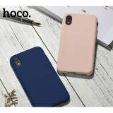Silikonové pouzdro Hoco Pure Series Protective Case pro Apple iPhone XR, modrá