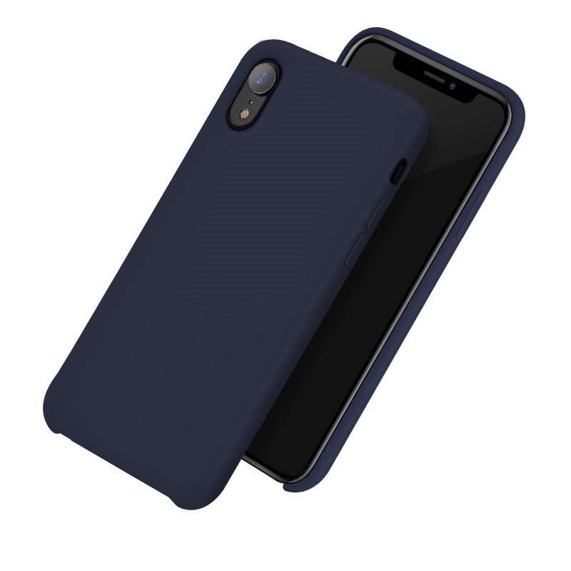 Silikonové pouzdro Hoco Pure Series Protective Case pro Apple iPhone XR, modrá
