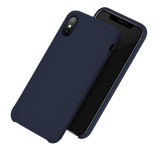 Silikonové pouzdro Hoco Pure Series Protective Case pro Apple iPhone XS Max, modrá