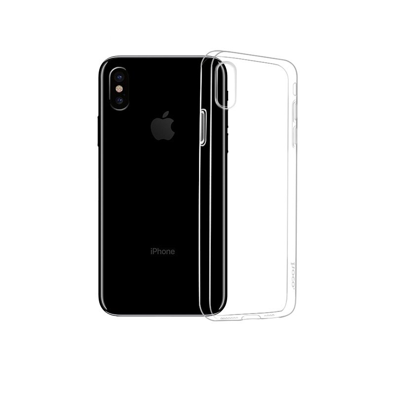 Levně Silikonové pouzdro Hoco Light Series Case pro Apple iPhone XS Max, transparentní