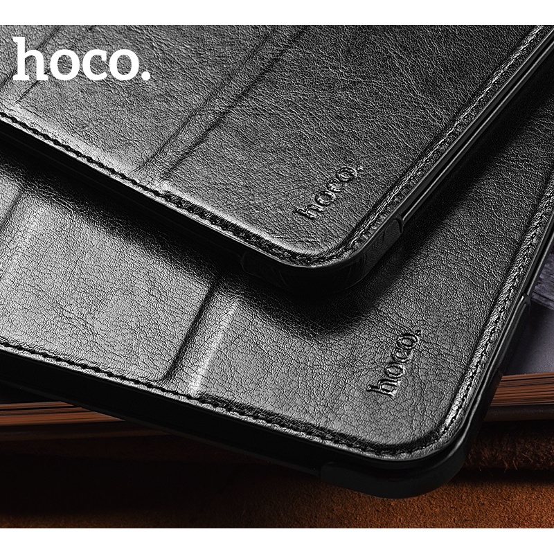 Flipové pouzdro Hoco Crystal Series protective case pro iPad Pro 12,9, černá