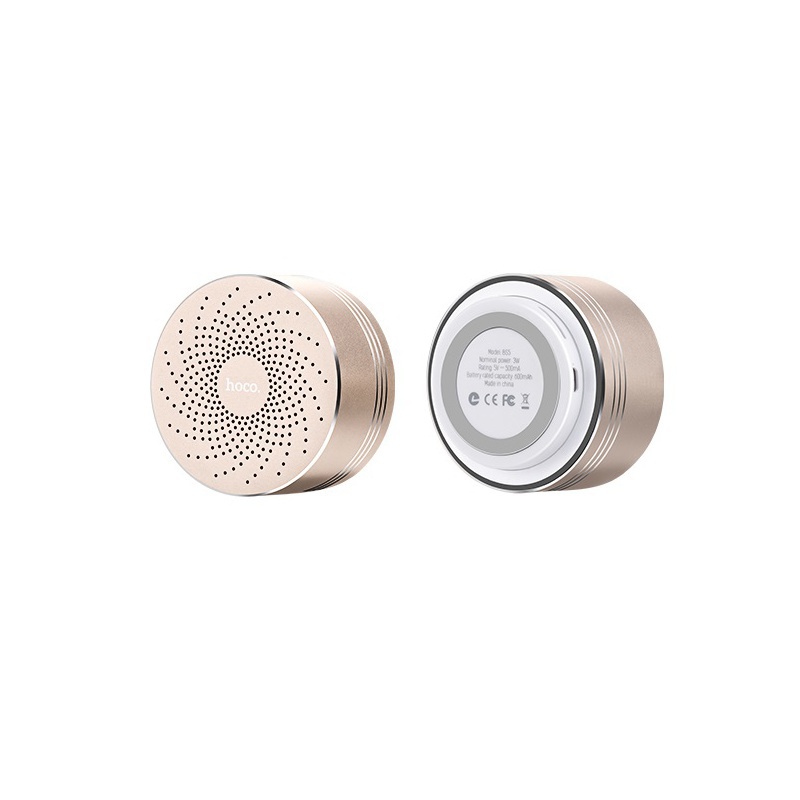 Bluetooth reproduktor Hoco Swirl Wireless Speaker, zlatá