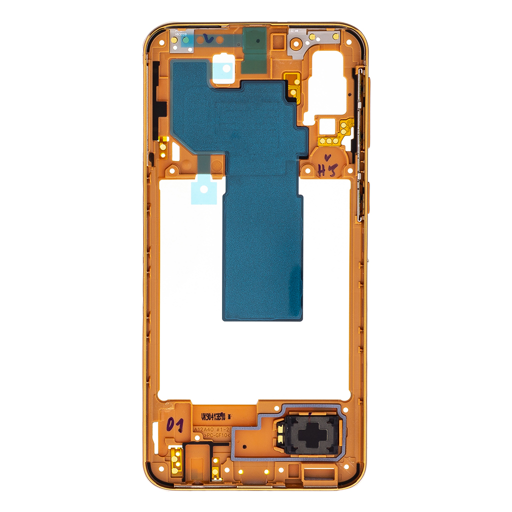Samsung Galaxy A40 Střední Díl Orange (Service Pack)