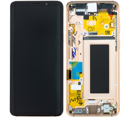 LCD + dotyková deska pro Samsung Galaxy S9, gold ( Service Pack)