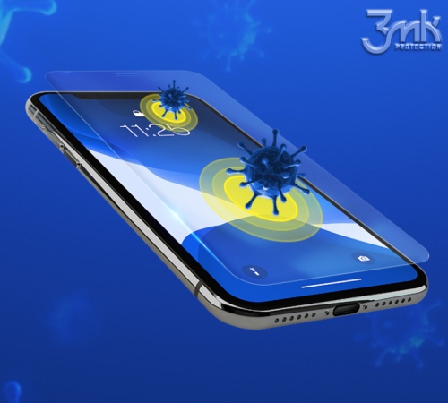 Ochranná antimikrobiální fólie 3mk SilverProtection pro Samsung Galaxy S9 Plus