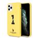 Silikonový kryt U.S. Polo No1 Bicolor pro Apple iPhone 11 Pro, yellow