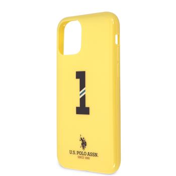 Silikonový kryt U.S. Polo No1 Bicolor pro Apple iPhone 11 Pro, yellow