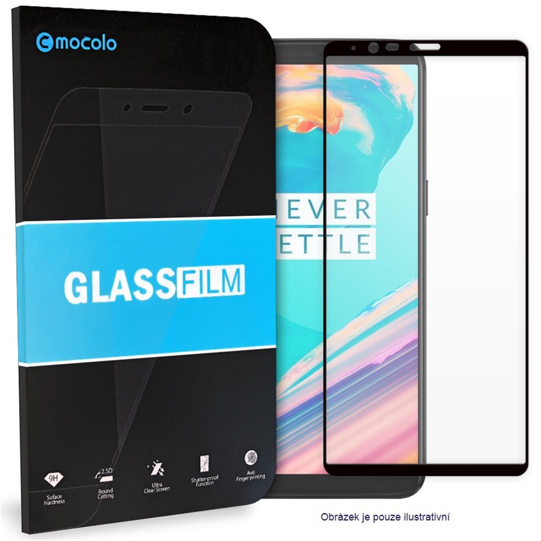 Tvrzené sklo Mocolo 5D pro Huawei P40 Lite E, černá