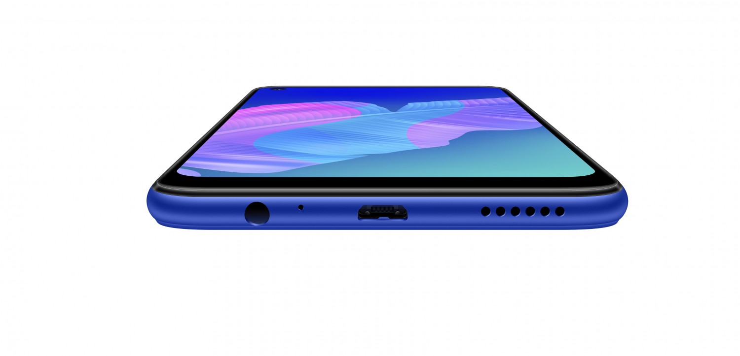 LCD + dotyk + přední kryt pro Huawei P40 Lite E, aurora blue (Service Pack)
