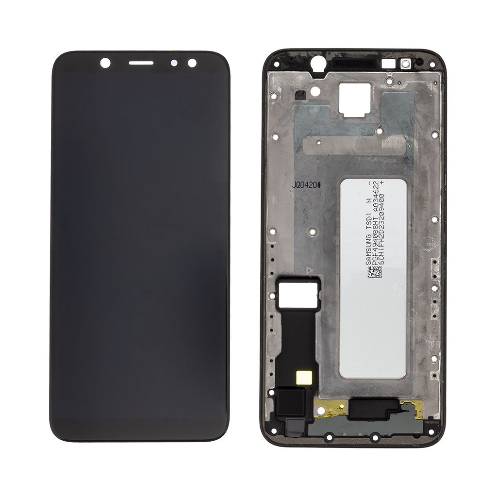LCD + dotyk pro Samsung Galaxy A41, black ( Service Pack ) + DOPRAVA ZDARMA