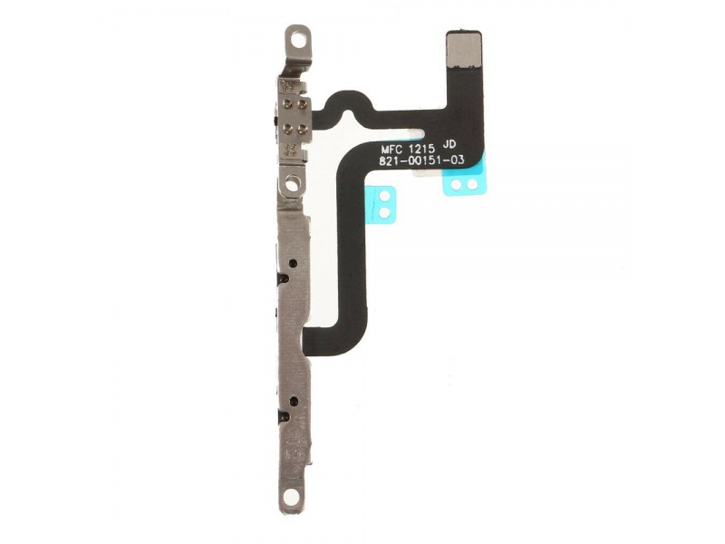Levně Tlačítka hlasitosti flex kabel + Metal Plate pro mobilní telefon Apple iPhone 6S Plus