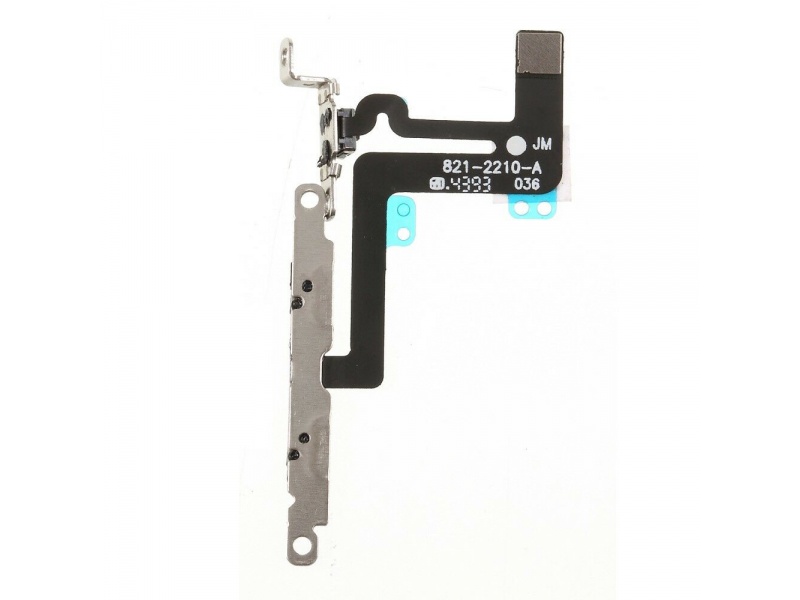 Levně Tlačítka hlasitosti flex kabel + Metal Plate pro mobilní telefon Apple iPhone 6 Plus