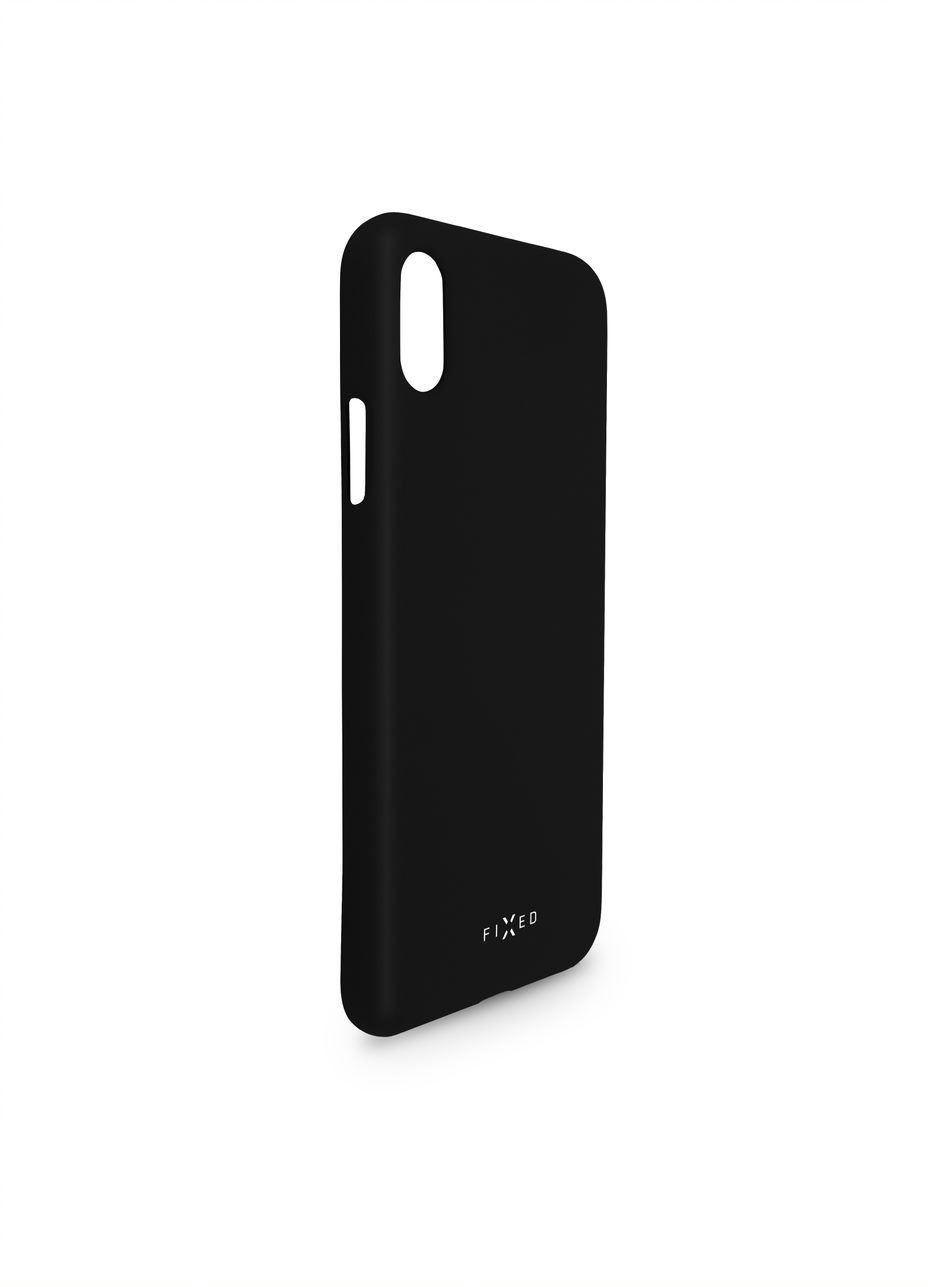 Levně Zadní kryt FIXED Story pro Apple iPhone 12 mini, černá
