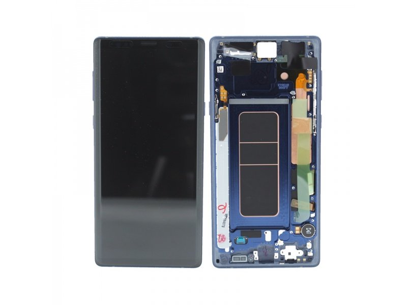 LCD + dotyk + rámeček pro Samsung Galaxy Note 9, blue (Service Pack)