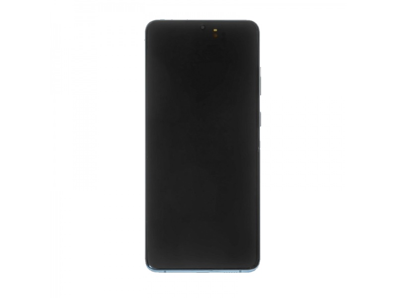 LCD + dotyk + rámeček pro Samsung Galaxy S20+, cloud blue (Service Pack)