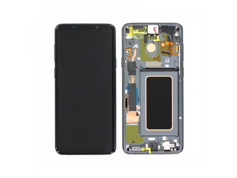 LCD + dotyk + rámeček pro Samsung Galaxy S9+, grey (Service Pack)