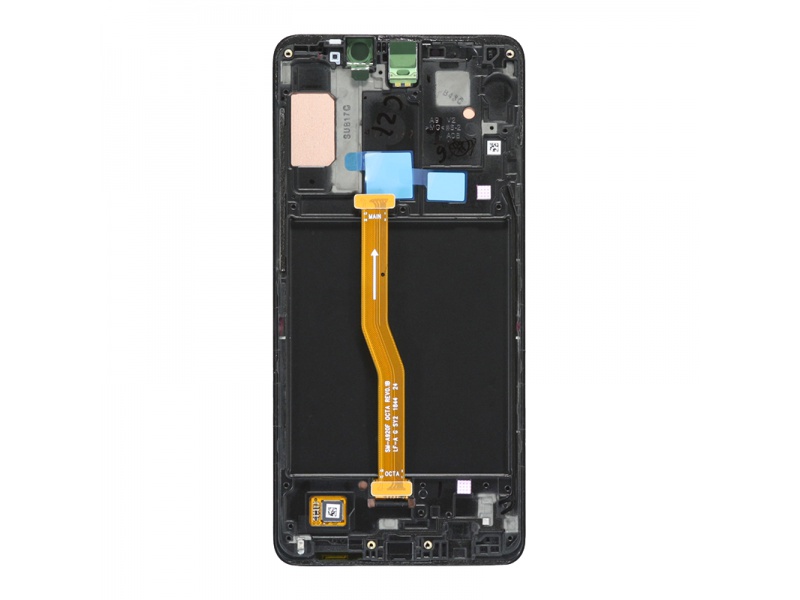 LCD + dotyk + rámeček pro Samsung Galaxy A9 2018, black (Service Pack)