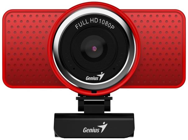 GENIUS ECam 8000, červená / Full HD 1080P / mikrofon