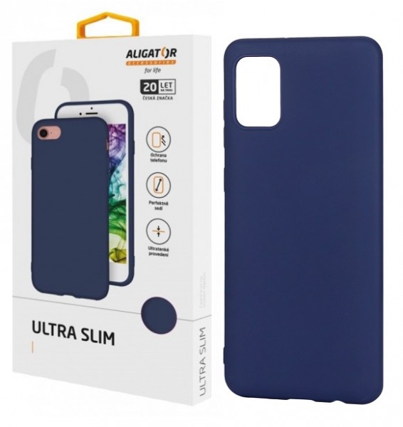 Silikonové pouzdro ALIGATOR Ultra Slim pro Samsung Galaxy A31, modrá