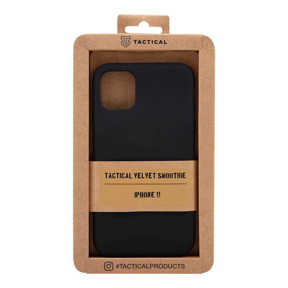 Tactical Velvet Smoothie Kryt pro Apple iPhone 11 Asphalt