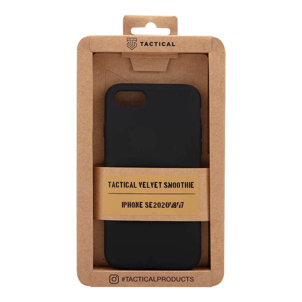 Zadní kryt Tactical Velvet Smoothie pro Apple iPhone 7/8/SE2020/SE2022, asphalt