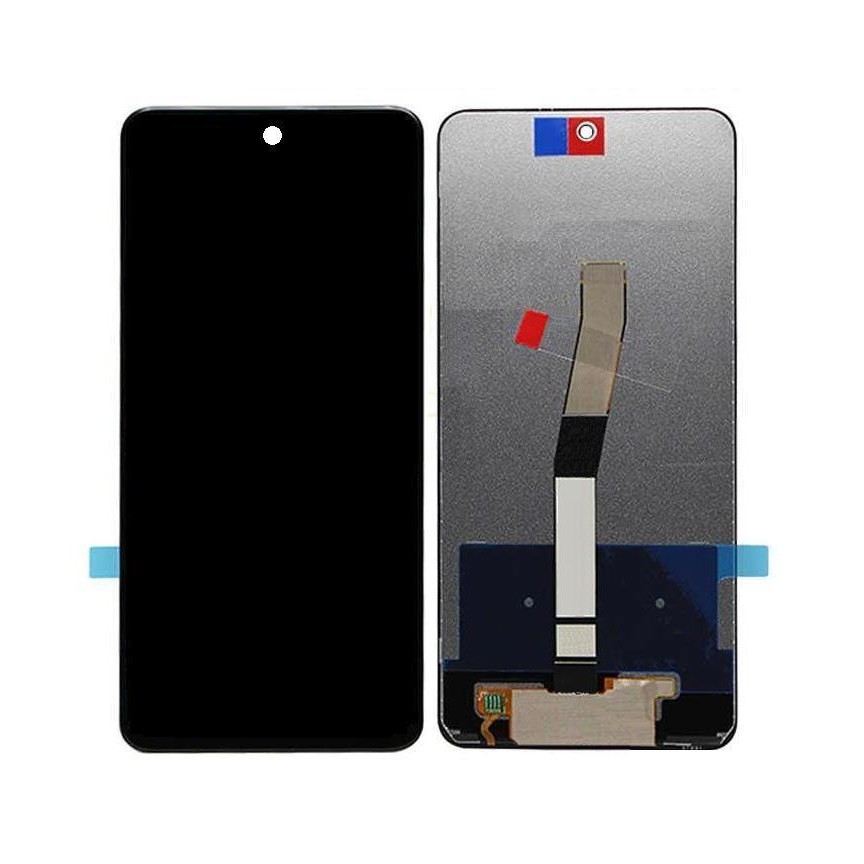 Levně LCD + dotyk + přední kryt pro Xiaomi Redmi Note 9 Pro, white (Service Pack)