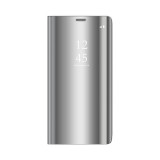 Cu-Be Clear View flipové pouzdro, obal, kryt Samsung Galaxy A71 silver