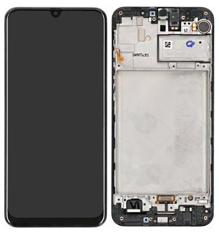 LCD + dotyk pro Samsung Galaxy M21, black ( Service Pack )