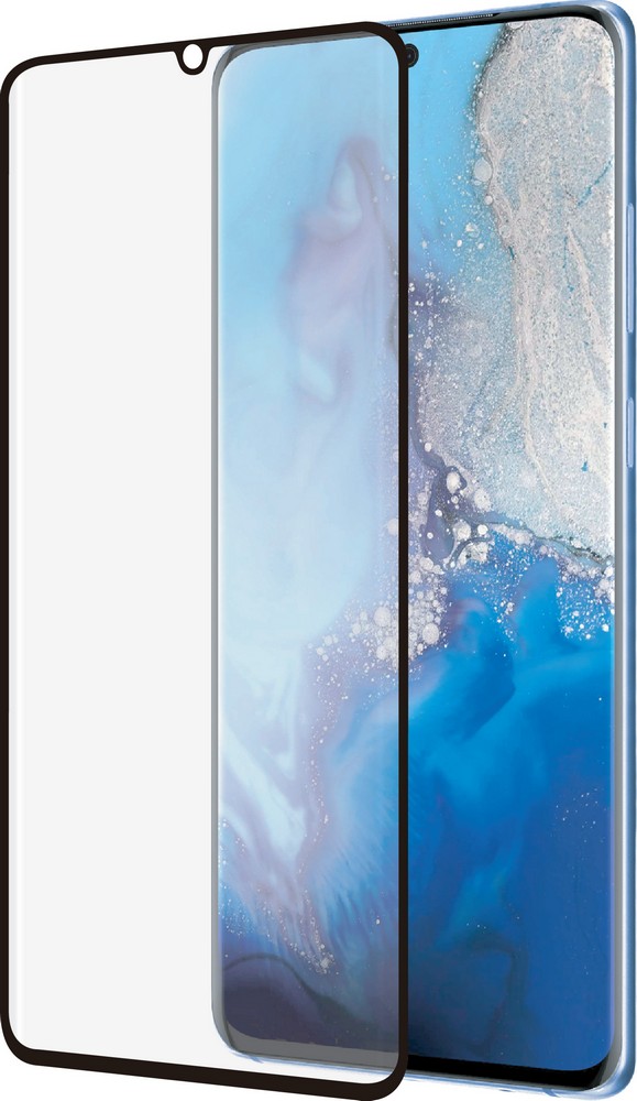 Tvrzené sklo Azuri Curved Glass Rinox pro Smasung Galaxy S20 Ultra, černá