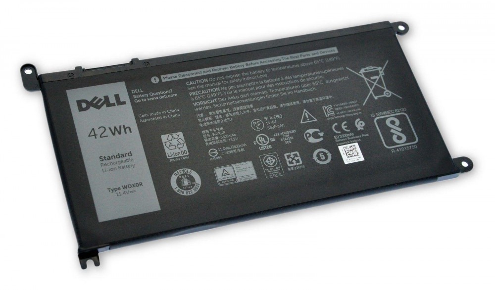 Levně Dell Baterie 3-cell 42W/HR 451-BBVN LI-ION pro Inspiron 5378, 5379, 5567, 5770, Vostro 5468, 5568, 5471, 5581