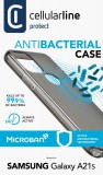 Antimikrobiální kryt, pouzdro, obal Cellularline Antimicrob pro Samsung Galaxy A21s, černý