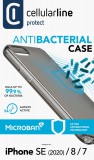 Antimikrobiální kryt Cellularline Antimicrob Apple iPhone 7/8/SE2020/SE2022, černá