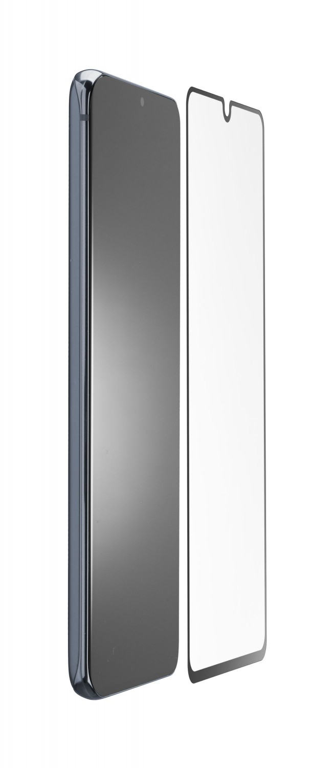 Antimikrobiální ochranné tvrzené sklo Cellularline Antibiom pro Samsung Galaxy A71, černá